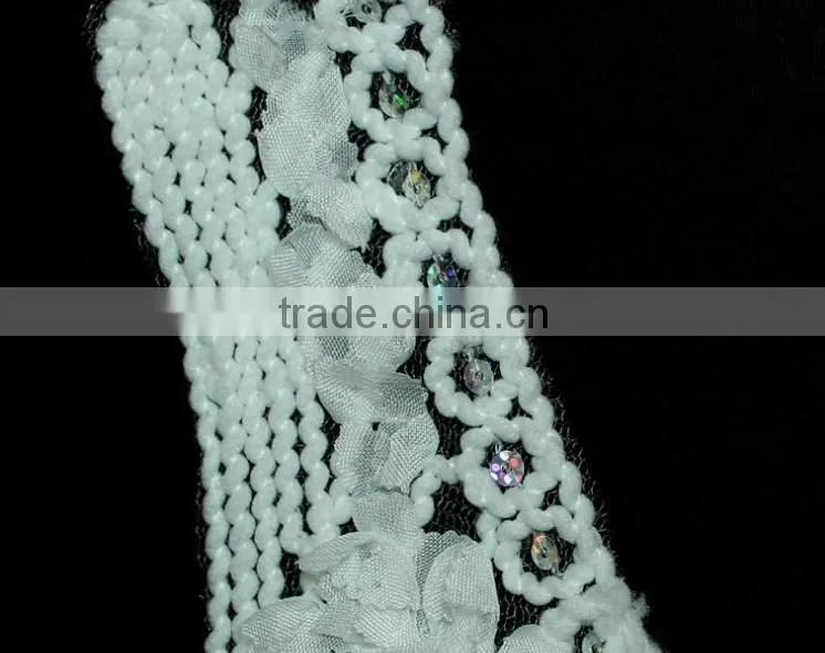 Chiffon Embroidery Crochet Guipure Lace Collar