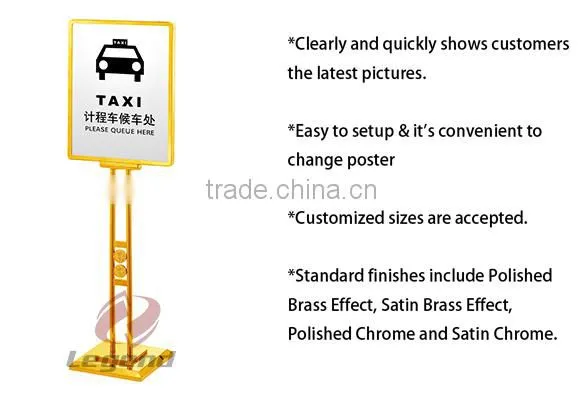 Unique design sign stand display high quality from China