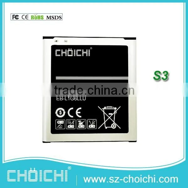 Genuine Original 2100mAh Replacement Li-ion Battery for Samsung GALAXY S3 Battery for EB-L1G6LLU