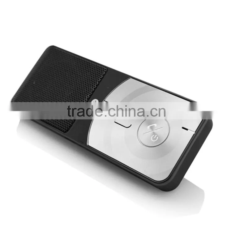 2015 Top quality sun visor bluetooth handsfree car kit