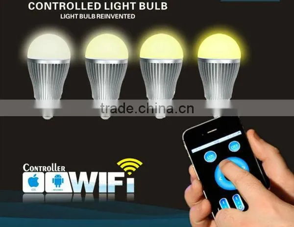 6w color temperature wifi led bulb dimmable lights