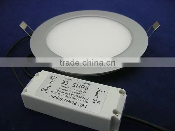 180mm led panel light 12W led panel light;Warm White;round shape;108 PCS SMD 3528 LEDs;Epistar;AC100-240V
