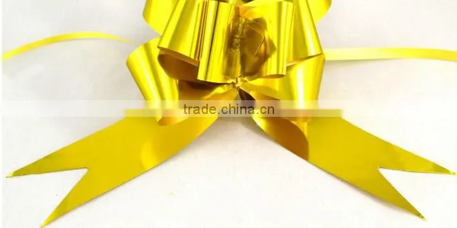Ribbons colourful flower pull bow for gift