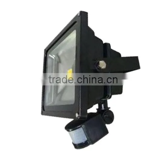 Waterproof IP65 class high quality pass CE ROHS with sensor led flood light 30w