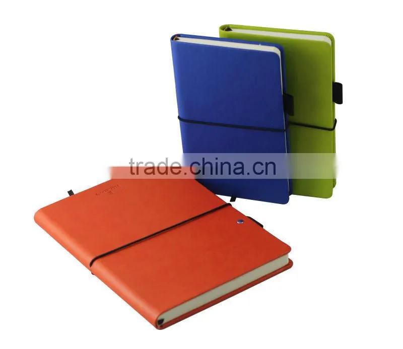 high quality Italy pu leather diary notebook latest Italy change color pu leather diary notebook