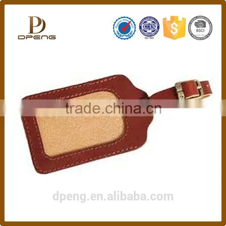 oem funny luggage tag Leather Luggage Tags