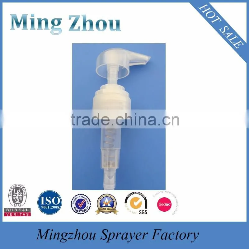 MZ Plastic Material and Bottles Usage liquid soap dispenser lotion pump