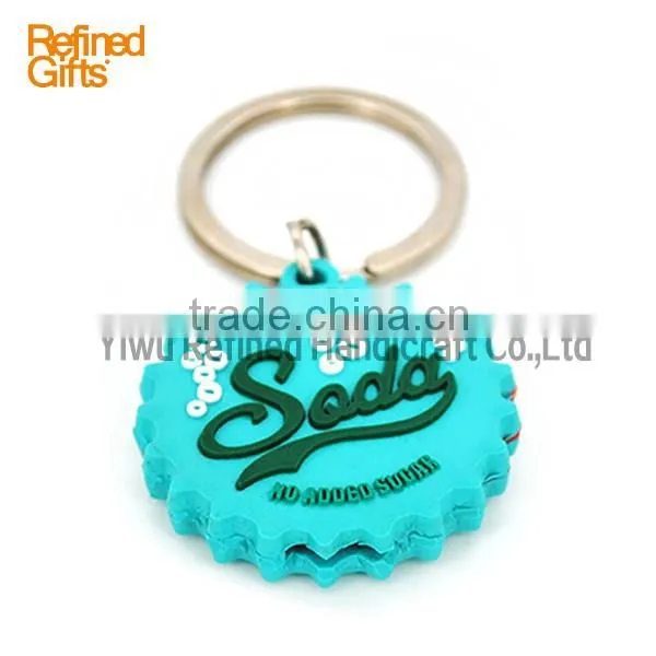 Creative red Blue shell keychain Personalized pvc rubber sun Capsule Keychain