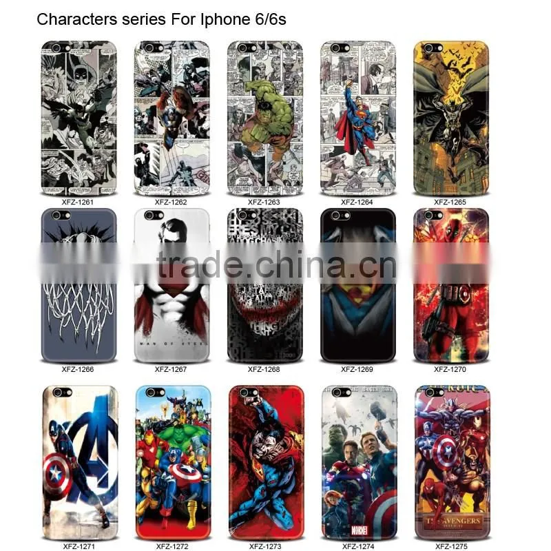 OEM cute pattern custom design case for iphone, pattern designer hard back case for mobile phone