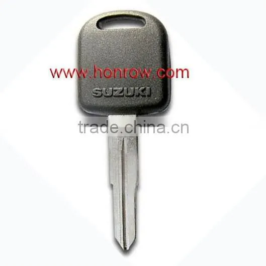 Suzuki transponder key blank with right blade blade & blank car key & key shell