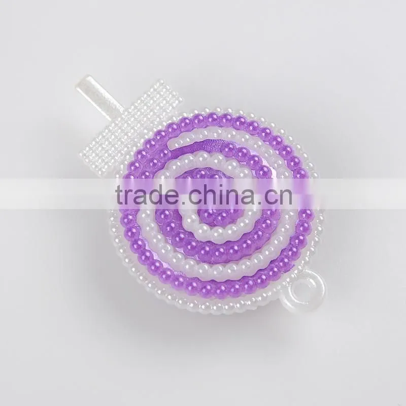 Handmade party rhinestone seed bead fashion brooch pin girl's brooch bouquet jewelry