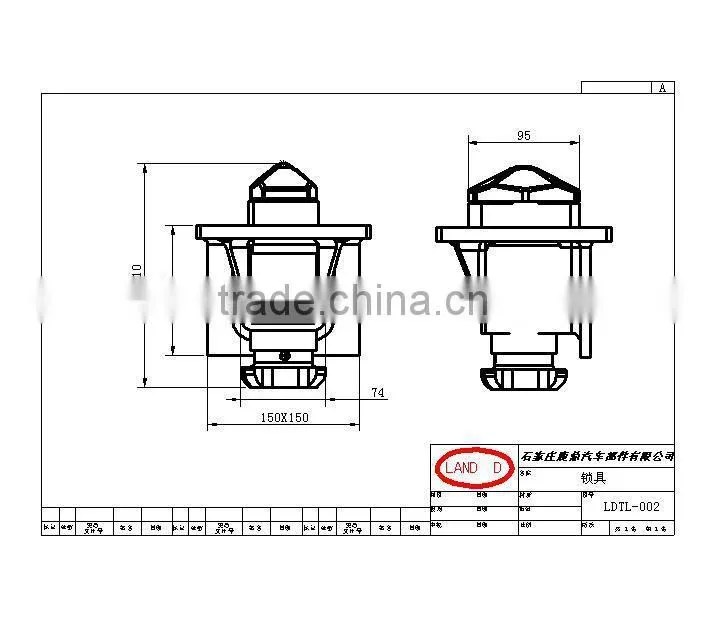 Superior quality trailer container Twist Locks