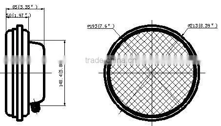 200mm Dynamic PED lamp