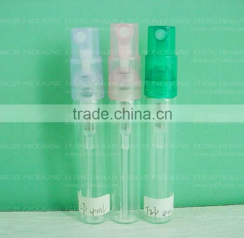 Tester glass bottle 3ml,sprayer