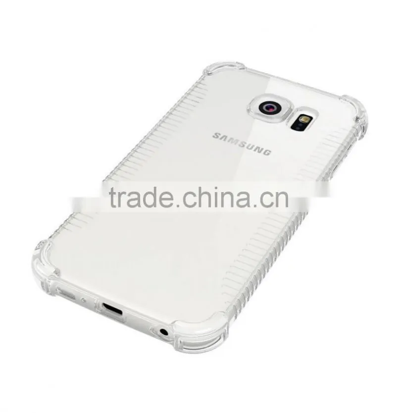 Clear simple 2 in 1TPU+PC case for samsung s7