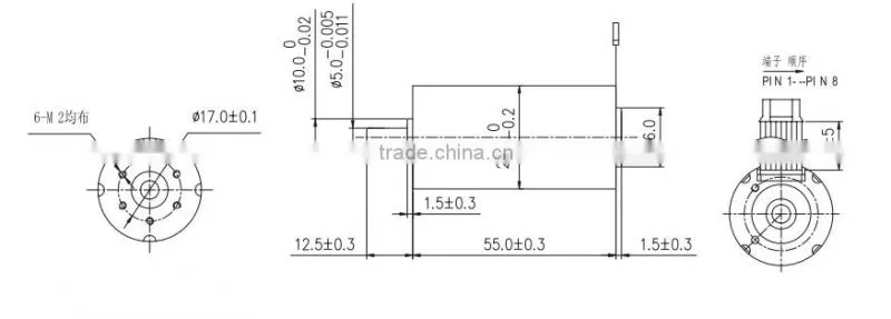 28mm brushless dc motor electric motor 48v