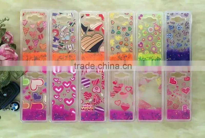 Hot Bling Glitter Stars Liquid Quicksand Hard Back Phone Case Cover For Samsung Galaxy Note 4 IV N9100 Hourglass Cases