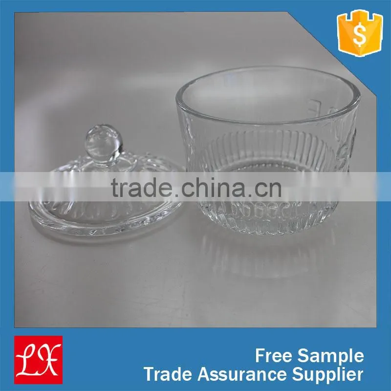 hot sale cheap glass powder jar