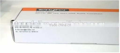 Telephone 50ports loaded Cat3 voice Patch Panel pass fluke