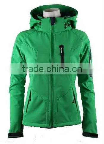 Winter hood ladies softshell jacket