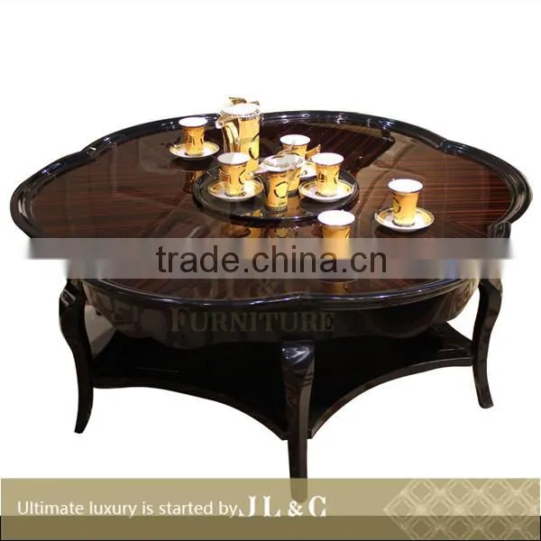Luxury Living Room JT07-04 Morning Glory Top Coffee Table High-end Furniture Factory Price From China JT71-03 JL&C Furniture