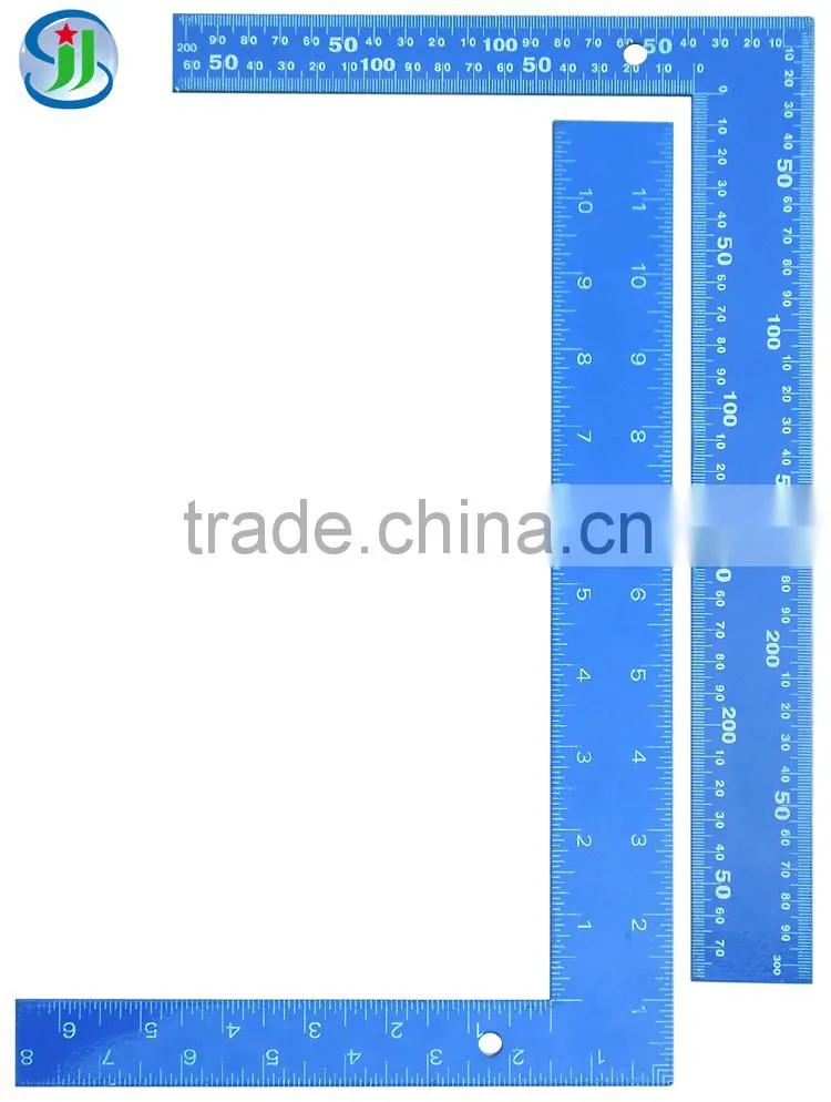 Double imperial Try Square Ruler