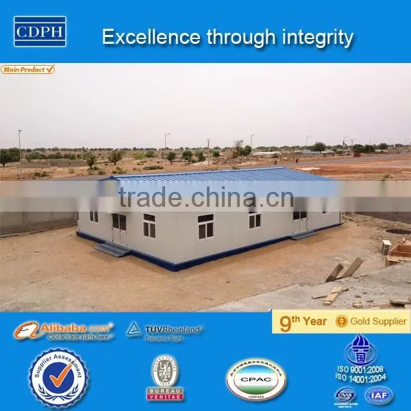 China supplier Two bedroom modular house for low income family, Made in China galvanized prefab house, China alibaba prefab home
