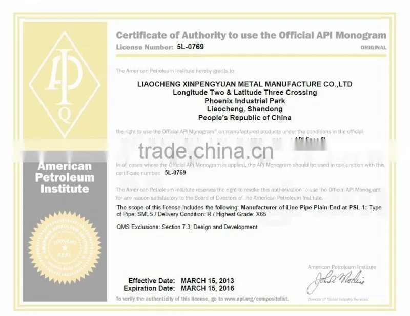 Asian chinese tube made in China/ASTM A106 Gr.b tube