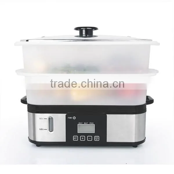 12L digital stainless steel food steamer