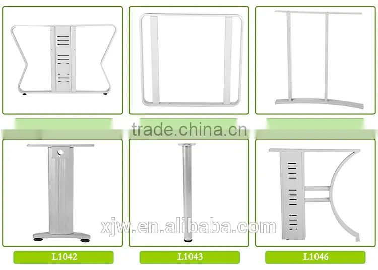 2015 hot sale removable stainless steel workstation table leg for office furniture