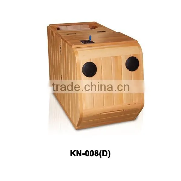 Far infrared carbon heater half sauna with speakers KN-008(D)