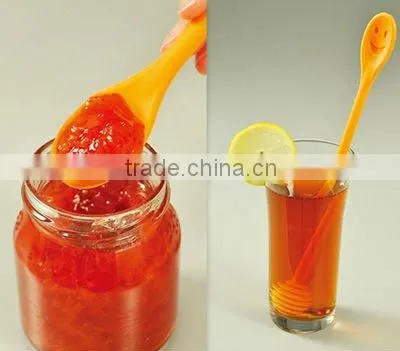 silicon jam honey spoon cocktail steirrer