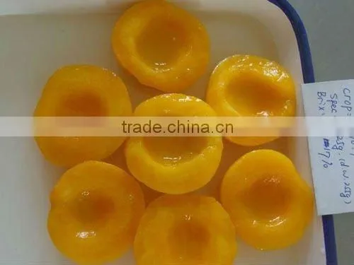China wholesale 425g canned yellow peach halves and slices