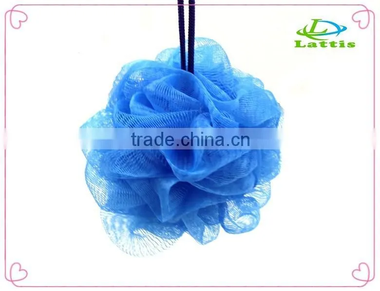 Promotional Multicolor Body rubbing Ball Baby Bath Sponges PE Mesh Bath Sponge mesh sponge