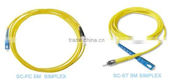 3m LC-LC OM3 MM duplex in green color fiber optic patch cord