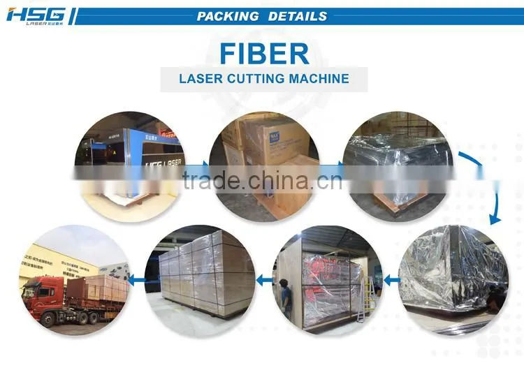 HSG 500w laser auto focus laser cutting machine for 4 mm thick metal materials HS-G3015C