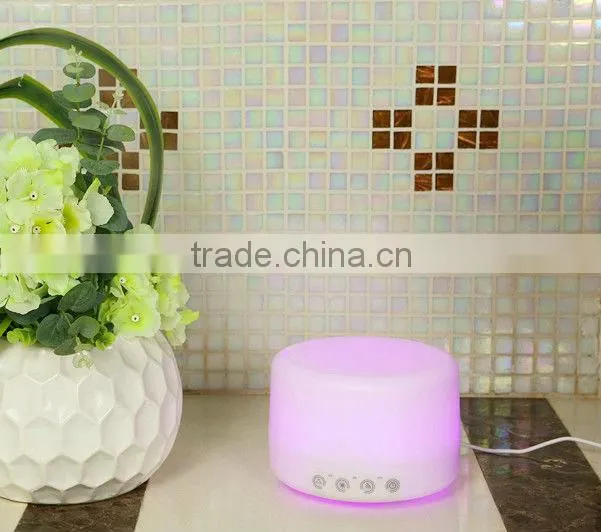 Electronic LED aroma diffuser work with essential oils