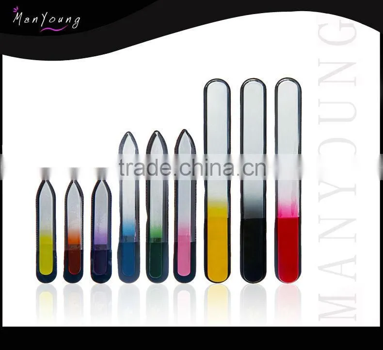 Colorful girls glass nail file