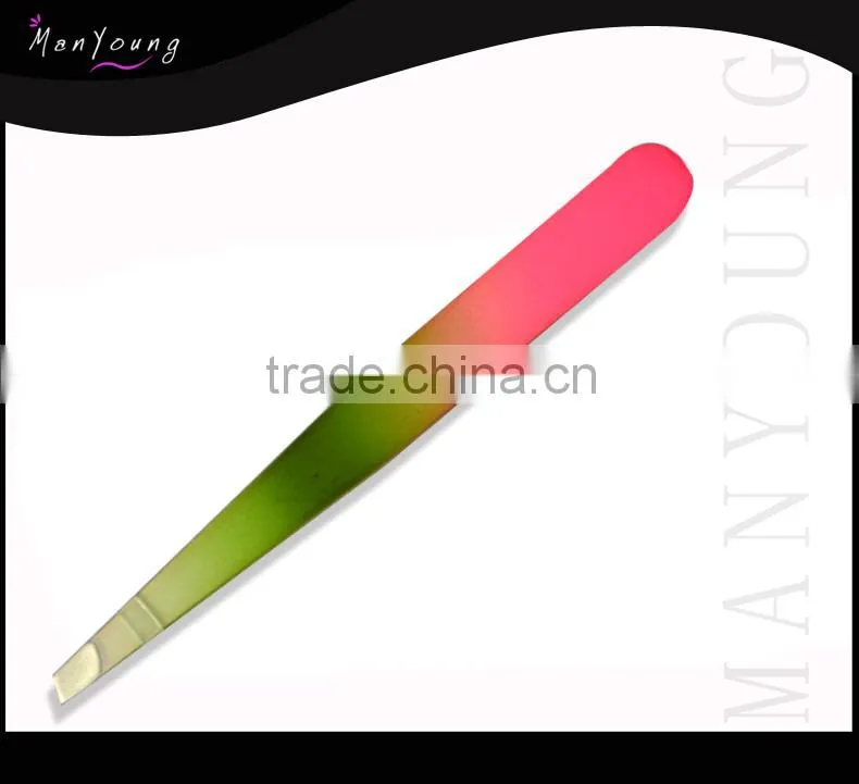 Professional colorful eyelash tweezer for eyelash extension
