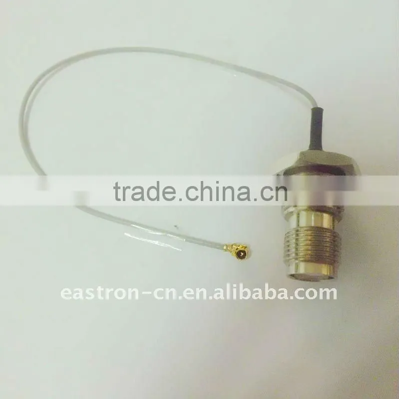 ET-3803 TNC Connectors Female Straight Crimp For Cable