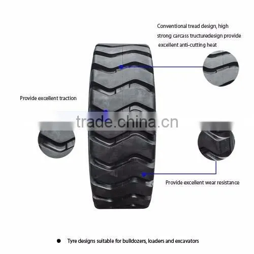 Chinese New Payloader Tire 26.5-25 Payloader Tire with warranty