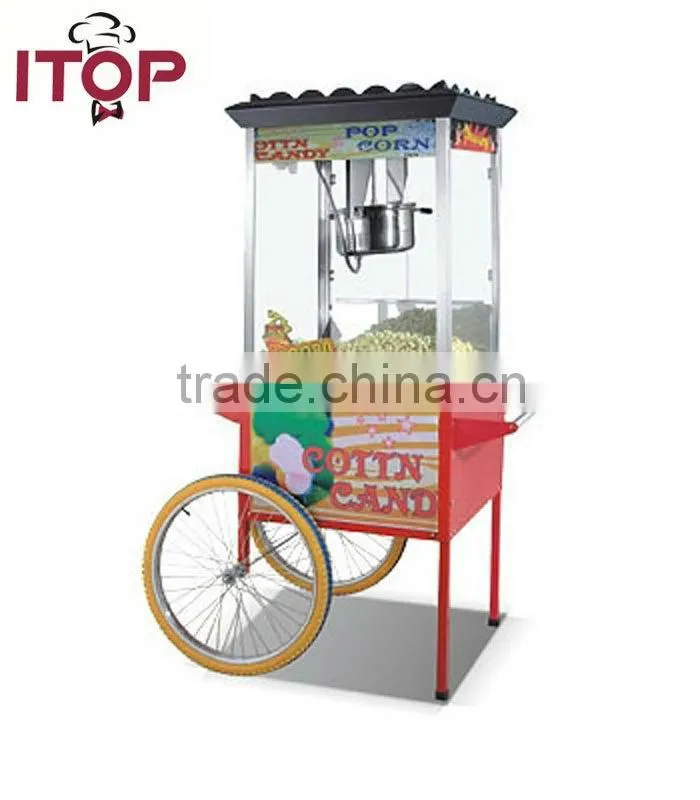 12Oz / 16Oz Commercial Grade with cart popcorn machine