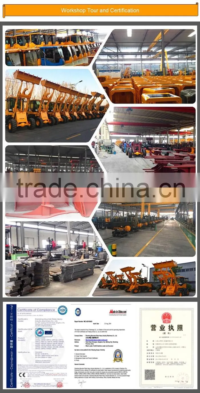 articulated 1500kg 4WD ZL920 mini wheel loader with high quality