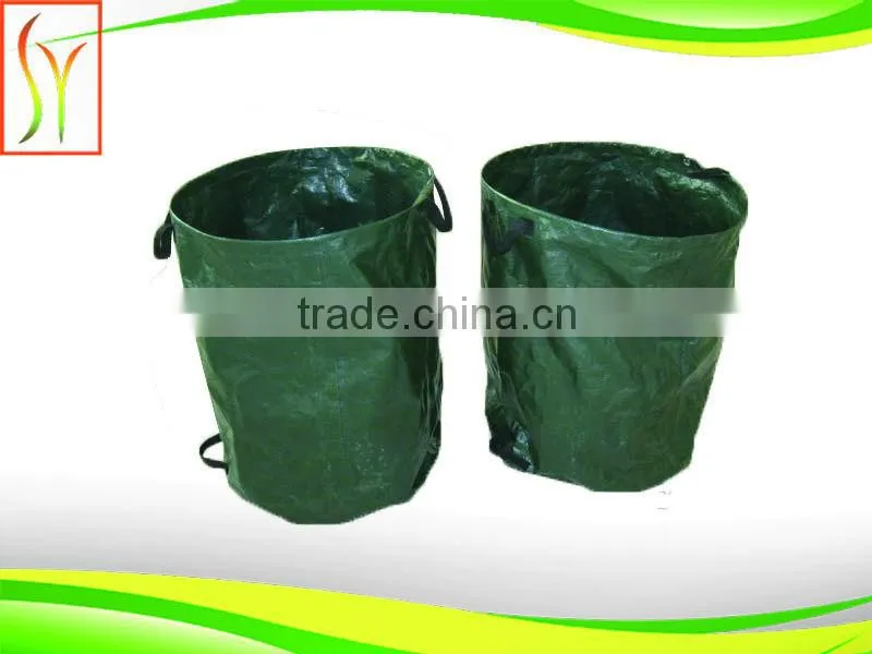 pe tarp green garden bag waterproof tarpaulin garden bags