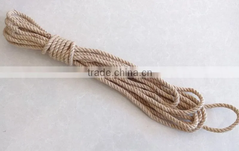 2016 China Jute Rope for exporting,2016 natural braided jute twine for decoration of pets shelves