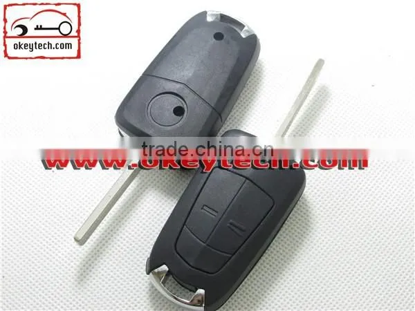 High Quatity Opel remote modified flip key shell Car Key 2 Button Opel Astra key romote key shell