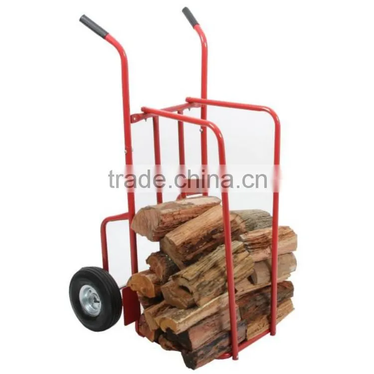 Firewood trolley cart