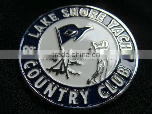 High quality die cast metal badge