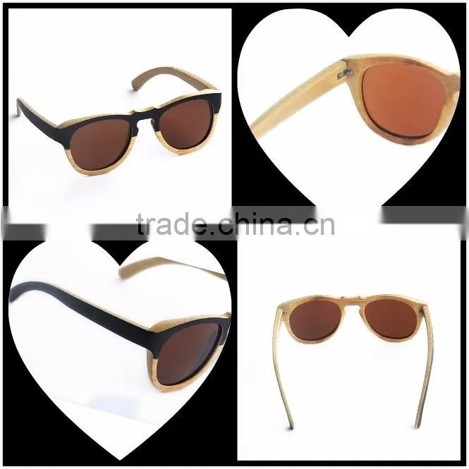 2016 Polarized Lens wooden eyewear in wood sunglasses
