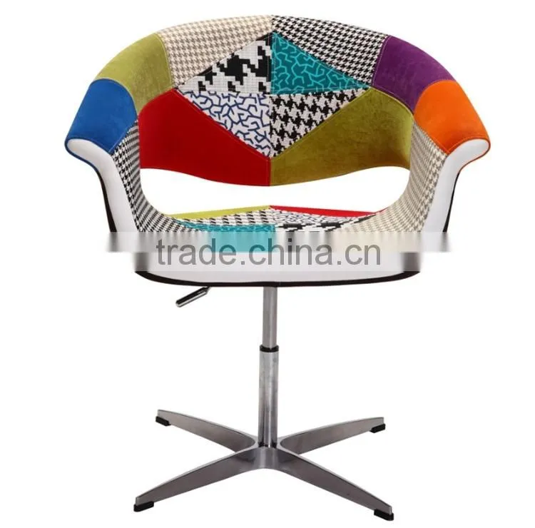patchwork art deco dining chairs